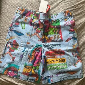 SIZE L Chinatown Market “Find Your Way” Shorts